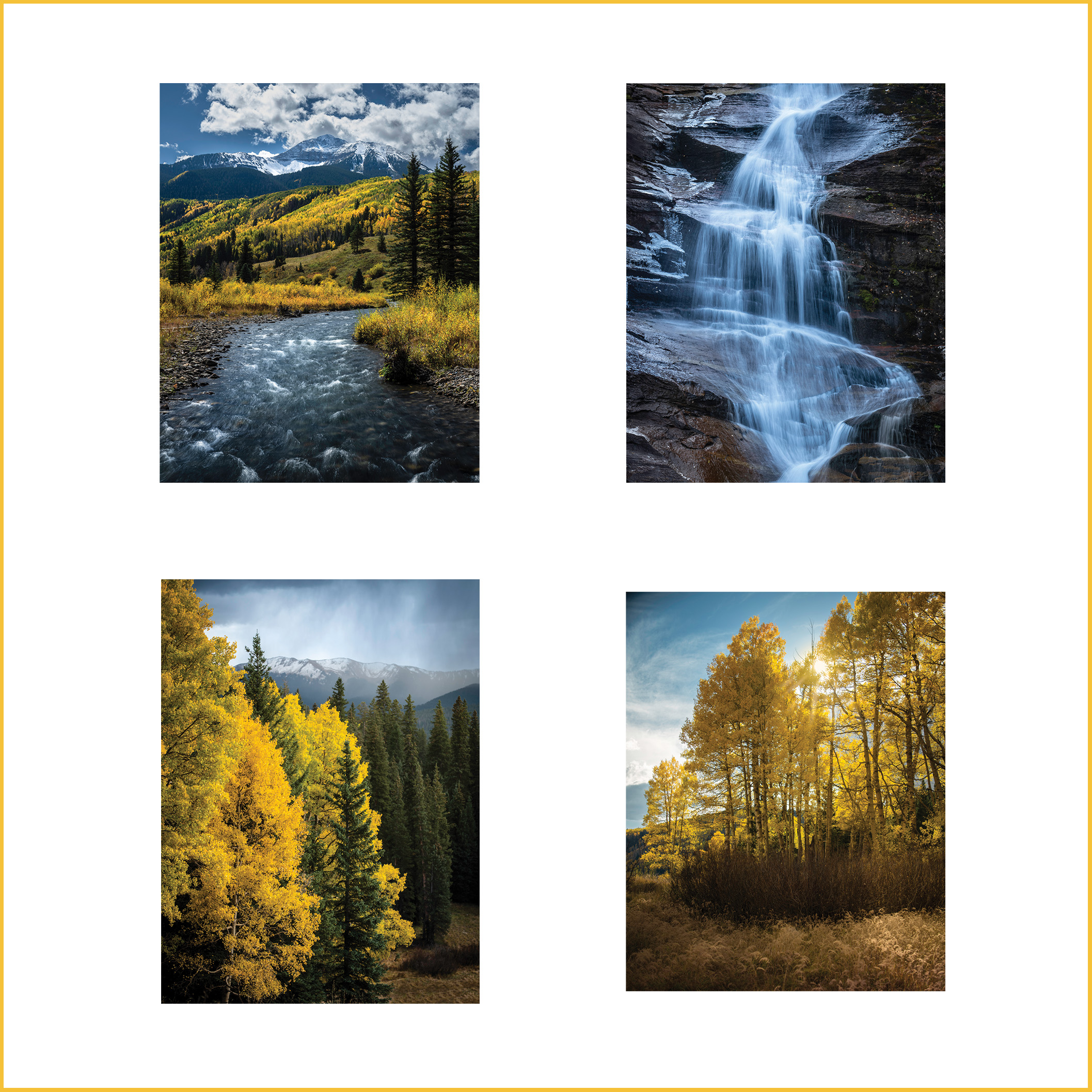 2022 Landscape Photography Artist Cards Fall Series